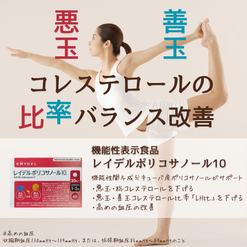 コレステロールの比率のバランス LH比を整えましょう